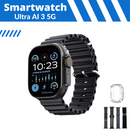Smartwatch Ultra AI 3 5G - Câmera acoplada - Face ID - ANDROID 8.1