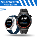 Smartwatch AuraFit AM34 AMOLED 3ATM - Pulseira Extra Brinde | LANÇAMENTO