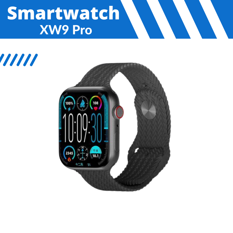 Smartwatch XW9 PRO 45mm - CPU DUAL CORE - Tela AMOLED