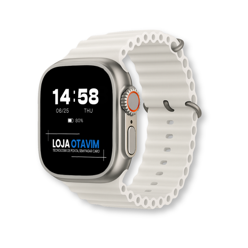 Smartwatch CU10 - Pulseira Extra Brinde | LANÇAMENTO