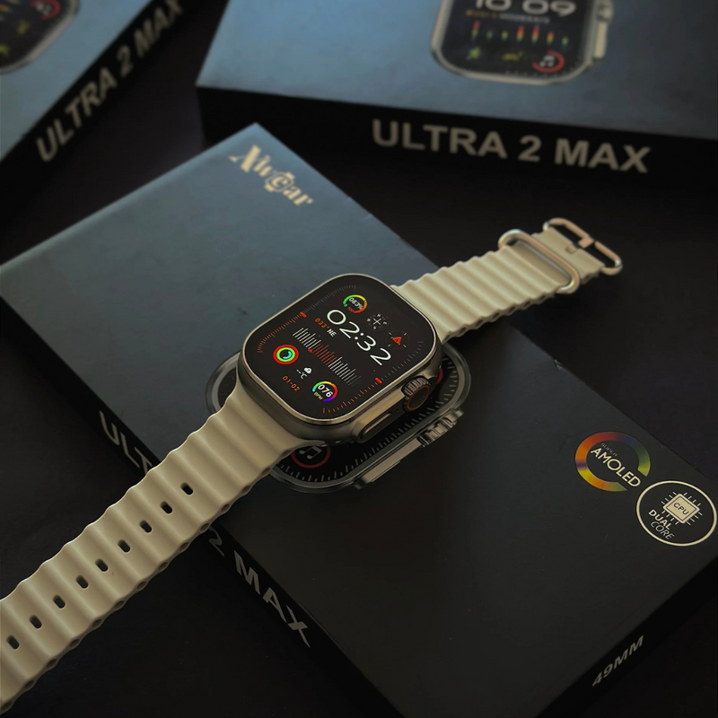 Smartwach Ultra 2 Max 49mm - CPU DUAL CORE - Tela AMOLED