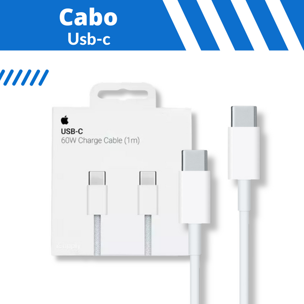 Cabo Usb-c para Usb-c 60w (1m) - Carregamento Rápido