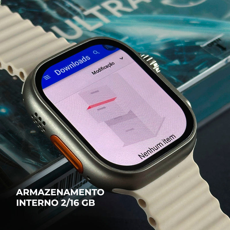 Smartwatch Ultra AI 3 5G - Câmera acoplada - Face ID - ANDROID 8.1
