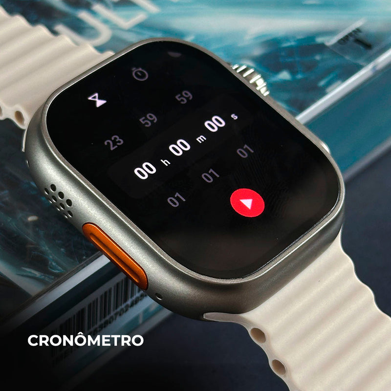 Smartwatch Ultra AI 3 5G - Câmera acoplada - Face ID - ANDROID 8.1