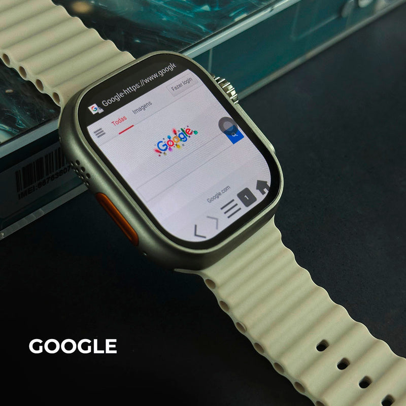 Smartwatch Ultra AI 3 5G - Câmera acoplada - Face ID - ANDROID 8.1