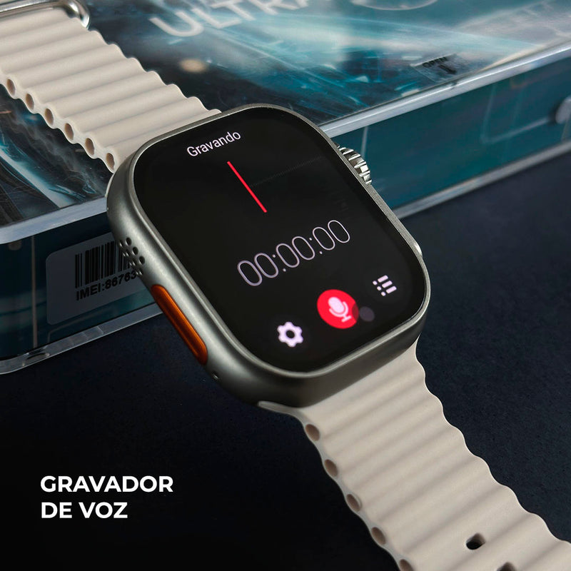 Smartwatch Ultra AI 3 5G - Câmera acoplada - Face ID - ANDROID 8.1