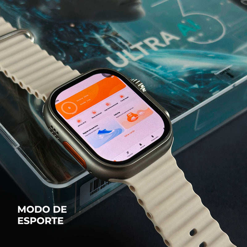 Smartwatch Ultra AI 3 5G - Câmera acoplada - Face ID - ANDROID 8.1