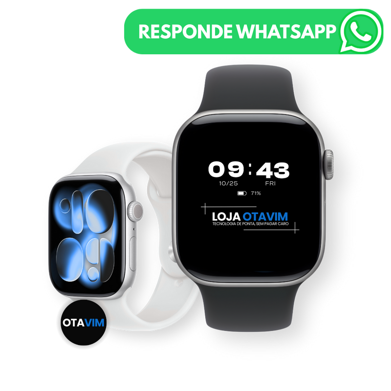 Smartwatch W11 Mini - RESPONDE WHATSAPP - LANÇAMENTO
